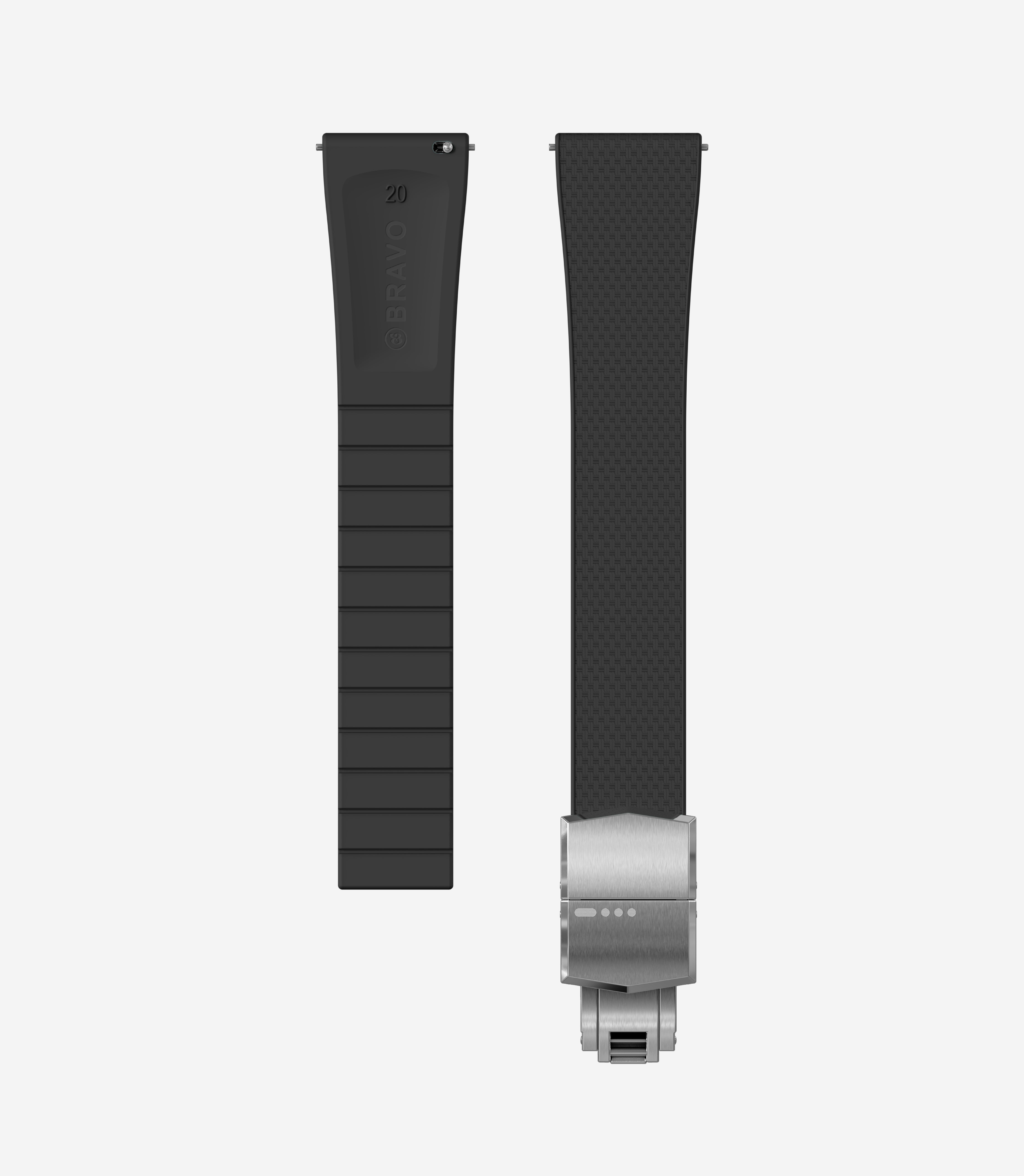 Black — Sailcloth CTS Rubber Strap
