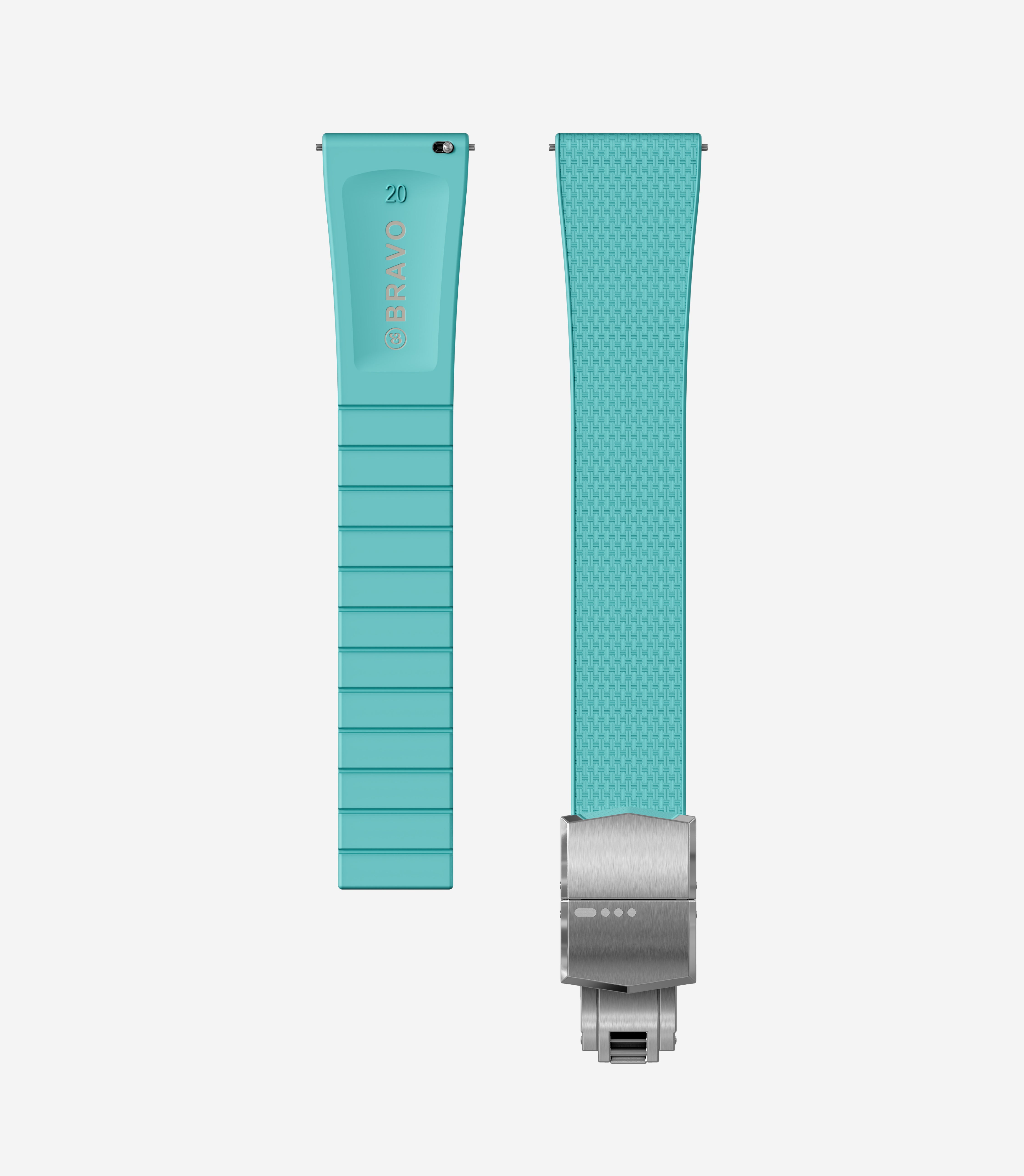 Flamingo Blue — Sailcloth CTS Rubber Strap