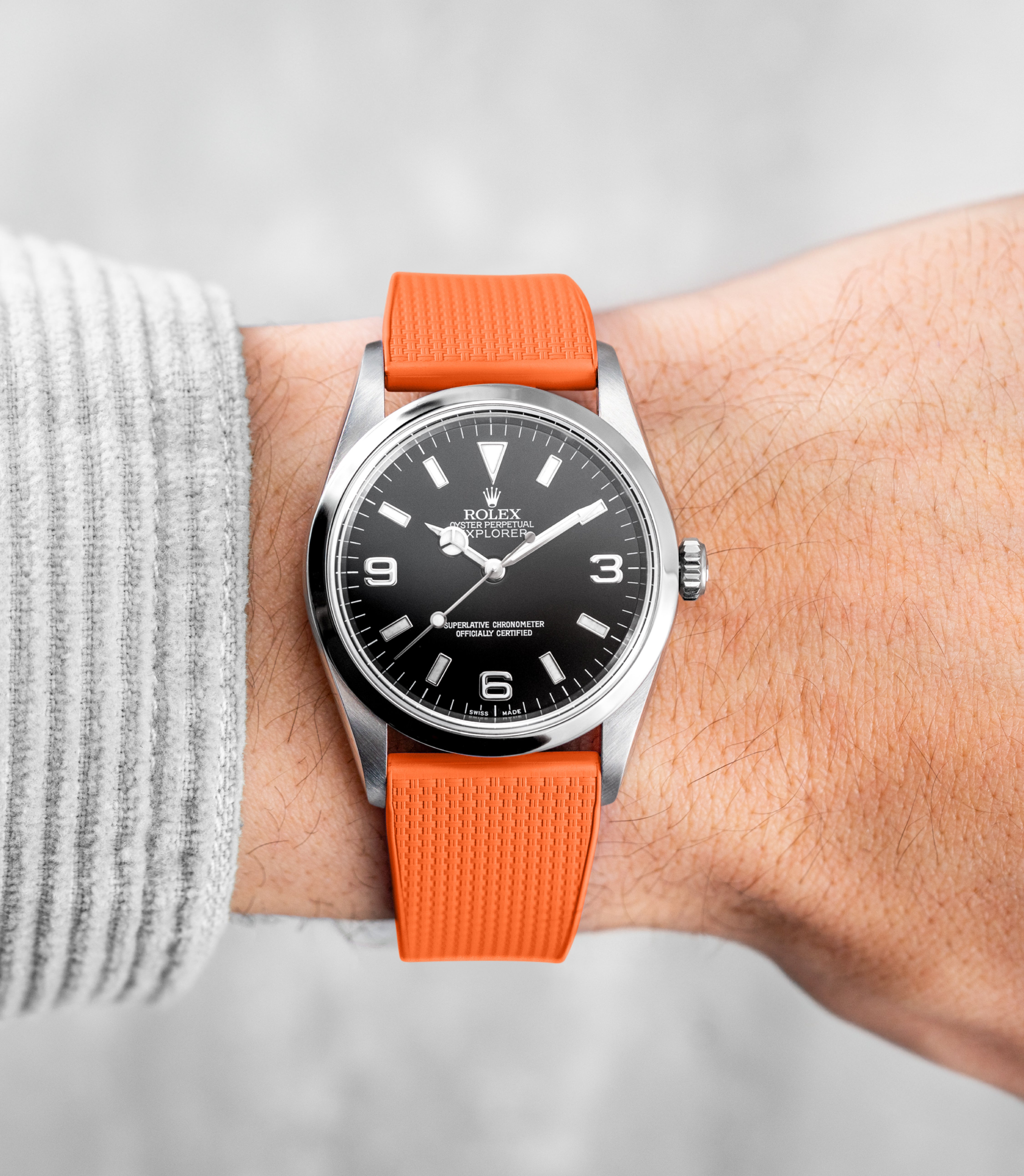 Arancio Orange — Sailcloth CTS Rubber Strap