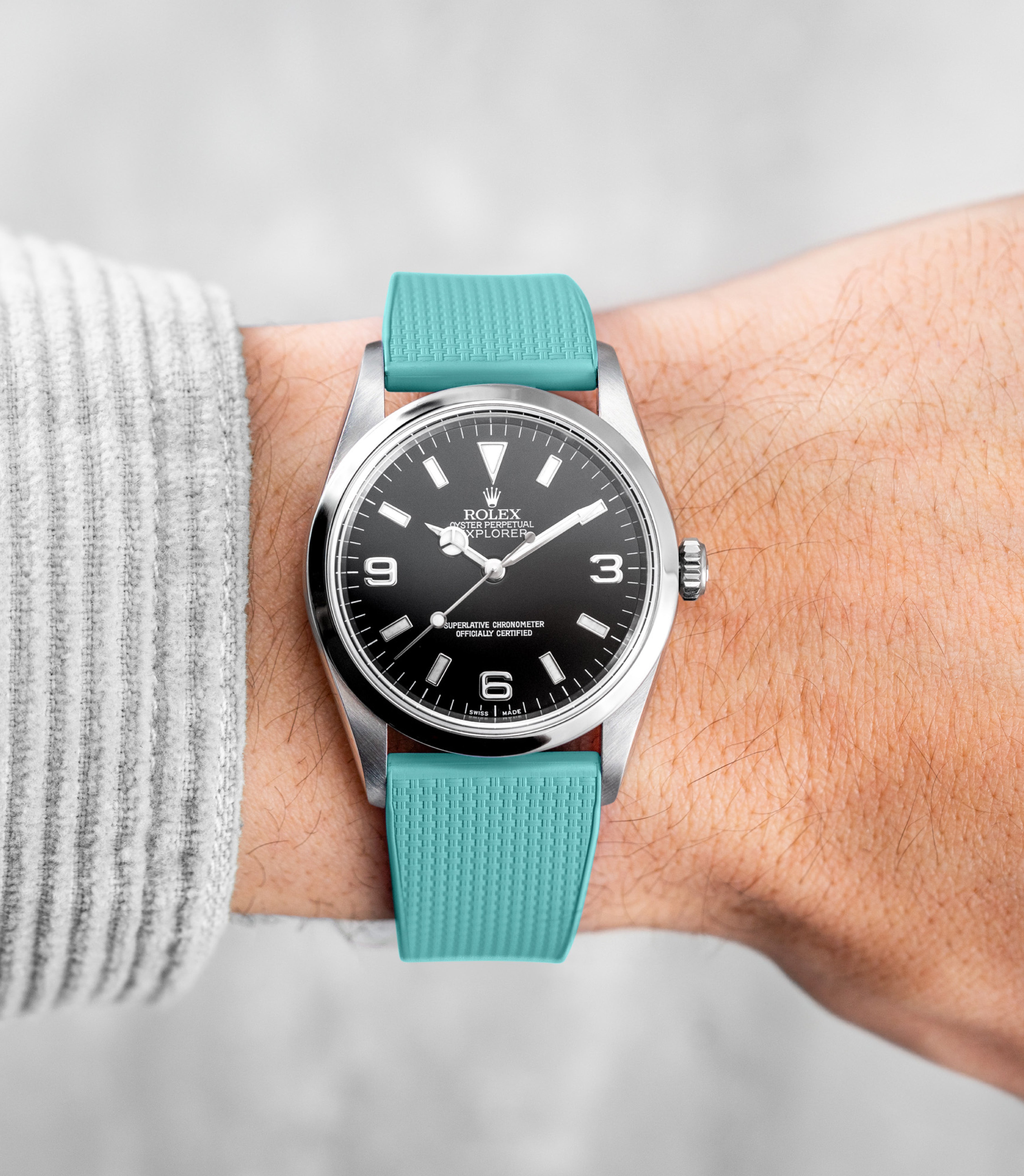 Flamingo Blue — Sailcloth CTS Rubber Strap