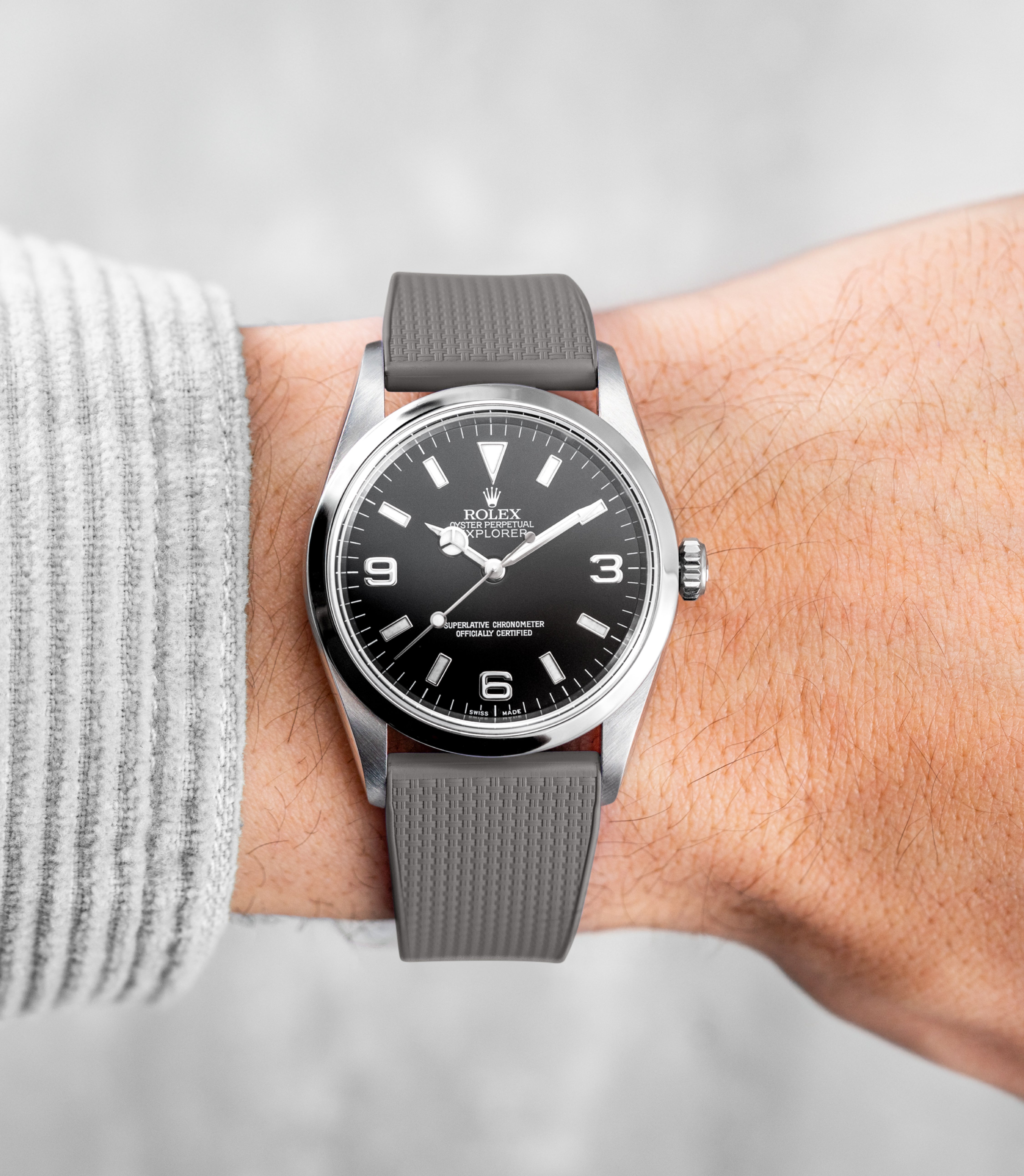 Nardo Grey — Sailcloth CTS Rubber Strap