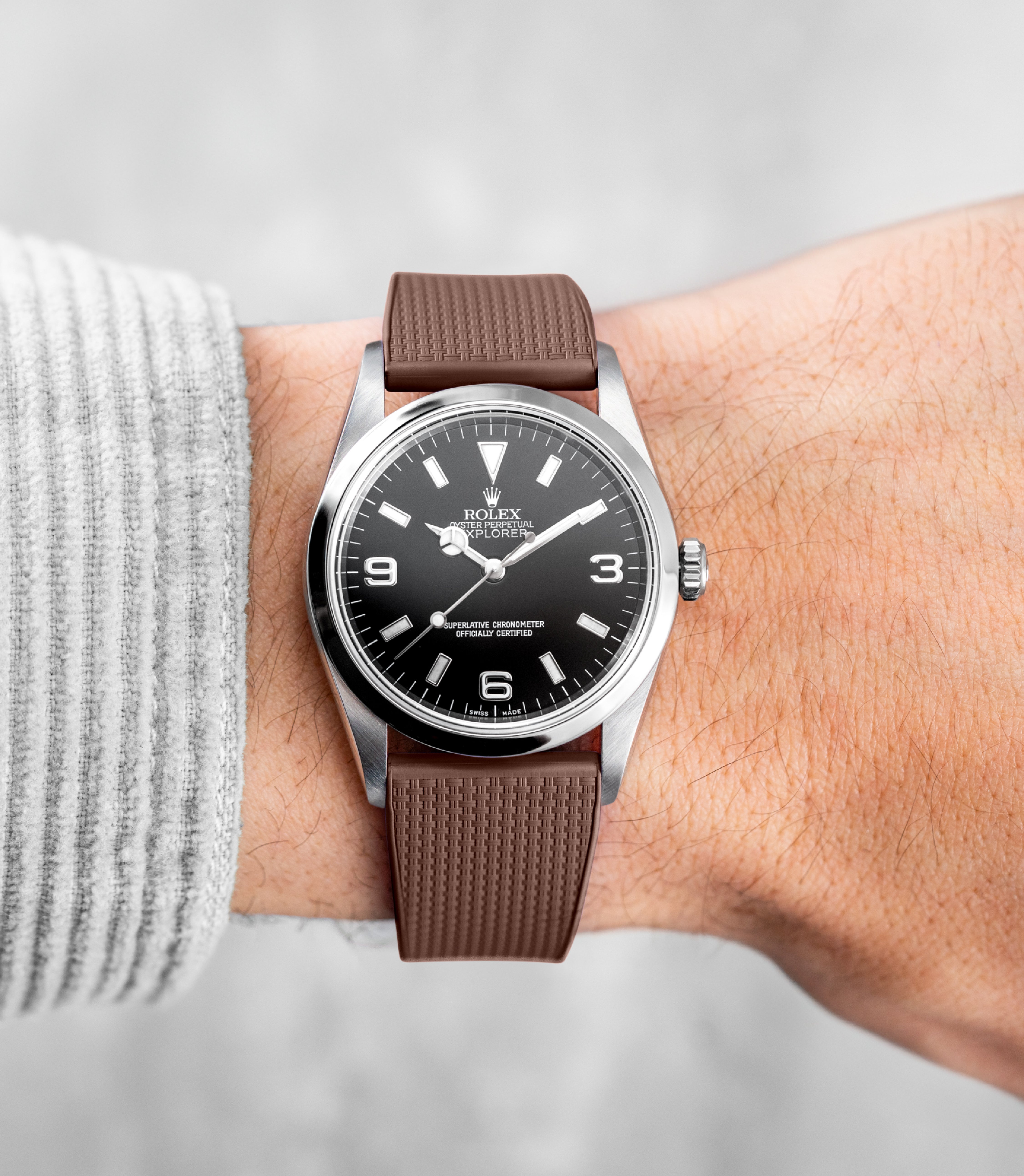 Tobacco Brown  — Sailcloth CTS Rubber Strap