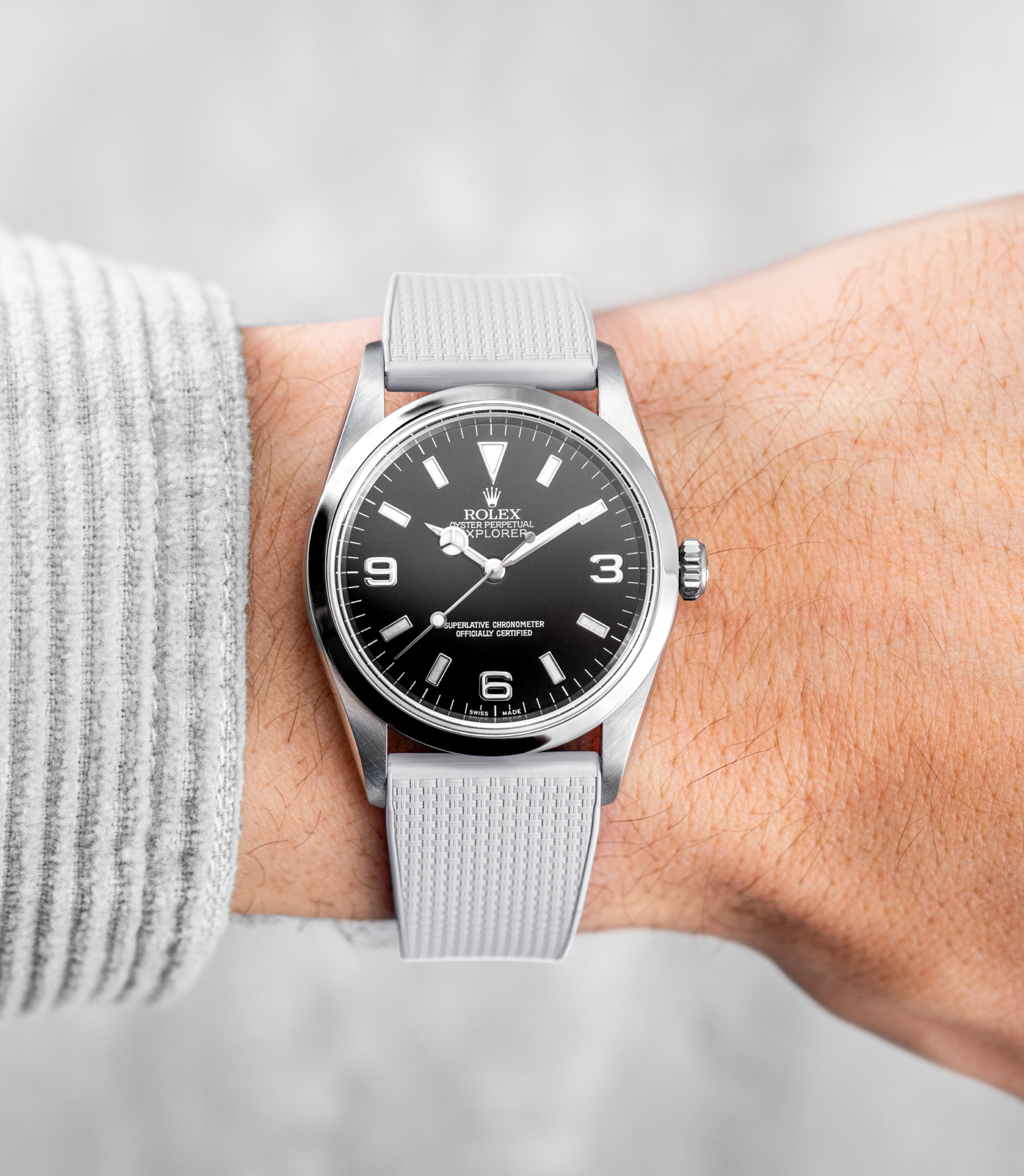 White — Sailcloth CTS Rubber Strap