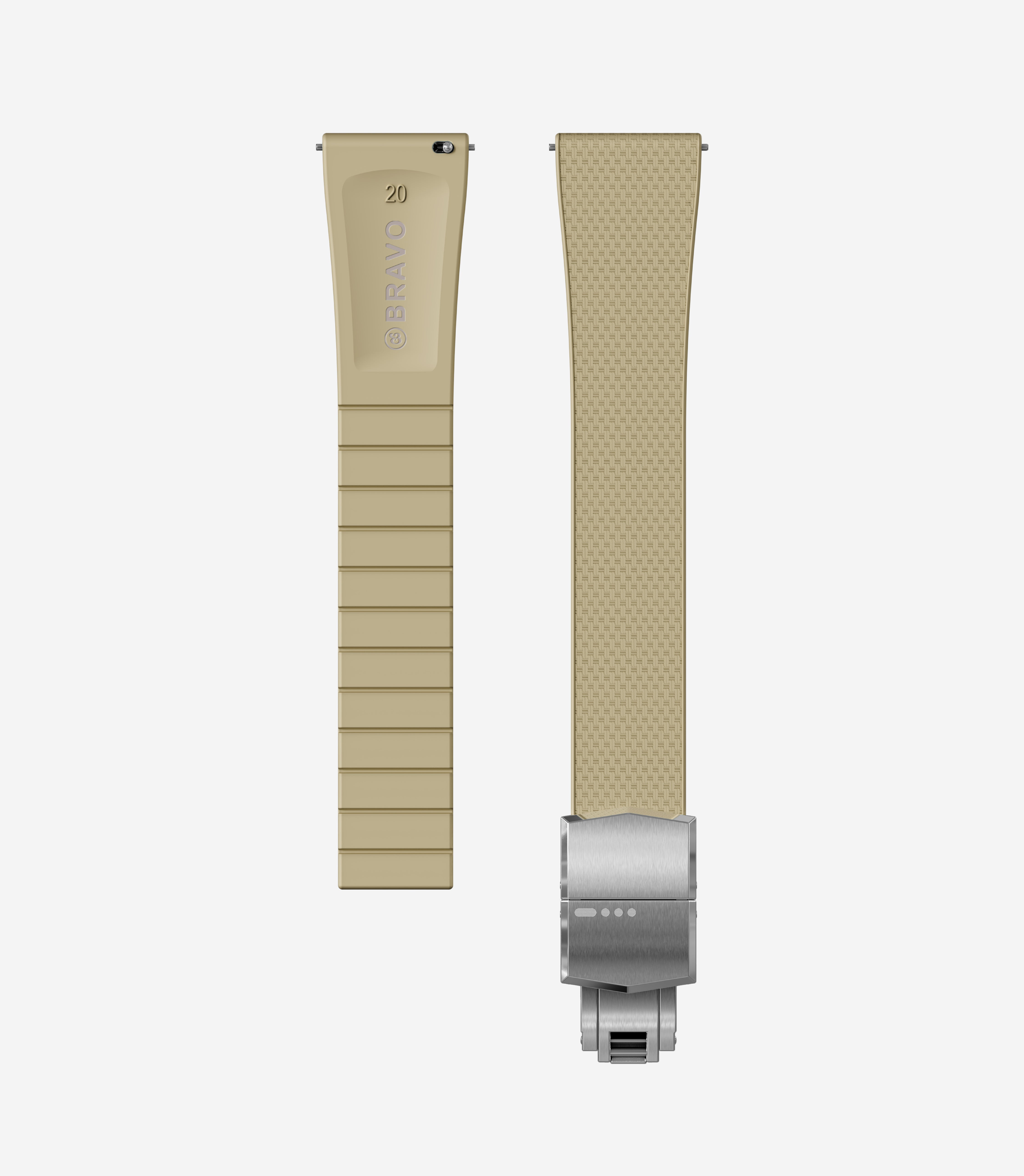 Camel Beige — Sailcloth CTS Rubber Strap